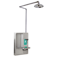 Eye/Face Wash and Shower, Ceiling-Mount Les Fournitures Industrielles Méga