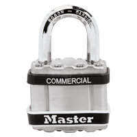 Cadenas lamin&eacute;, Argent, Cl&eacute;s diff&eacute;rentes, Acier lamin&eacute;, Largeur de 1-3/4" Les Fournitures Industrielles Méga