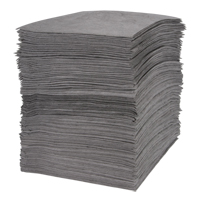 Premium Meltblown Sorbent Pads, Universal, 15" x 18", 30 gal. Absorbancy Les Fournitures Industrielles Méga