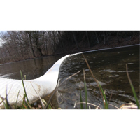 SpillBoa Bale, Oil Only, 25' L x 5" W, 28 gal. Absorbancy, 4 /Pack Les Fournitures Industrielles Méga