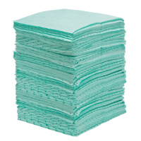 Premium Bonded Sorbent Pads, Hazmat, 15" x 18", 30 gal. Absorbancy Les Fournitures Industrielles Méga