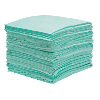 Premium Bonded Sorbent Pads, Hazmat, 15" x 18", 25 gal. Absorbancy Les Fournitures Industrielles Méga