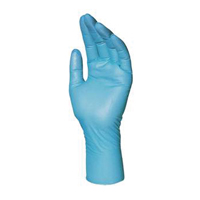 Gants jetables Solo Ultra 997, T-Grand, Nitrile, 4 mils, Sans poudre, Bleu Les Fournitures Industrielles Méga