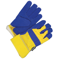 Gants d'ajusteur, Taille unique, Paume en Cuir fleur de vache, Doublure en Thinsulate Les Fournitures Industrielles Méga