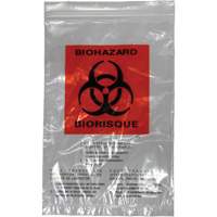 Sacs pour d&eacute;chets dangereux Dynamic, Biorisque, 9" lo x 6" la, 2,0 mils Les Fournitures Industrielles Méga