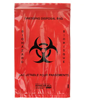 Dynamic Hazardous Waste Bags, Bio-Hazard, 9" L x 6" W, 2.0 mils Les Fournitures Industrielles Méga