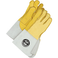 Welding Gloves, Grain Cowhide/Grain Deerskin, Size Large/10 Les Fournitures Industrielles Méga