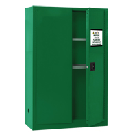 Armoire de rangement pour pesticides, 45 gal., 65" h x 43" l x 18" p Les Fournitures Industrielles Méga