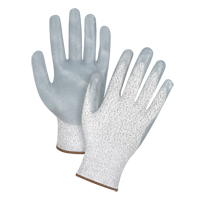 Gants haute performance r&eacute;sistants &agrave; la coupe, Taille Grand/9, Calibre 13, Rev&ecirc;tement Nitrile, Enveloppe en PEHP, ANSI/ISEA 105 niveau 4/EN 388 niveau 5 Les Fournitures Industrielles Méga