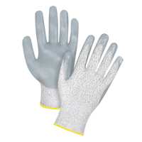 Gants haute performance r&eacute;sistants &agrave; la coupe, Taille 2T-Grand/11, Calibre 13, Rev&ecirc;tement Nitrile, Enveloppe en PEHP, ANSI/ISEA 105 niveau 4/EN 388 niveau 5 Les Fournitures Industrielles Méga