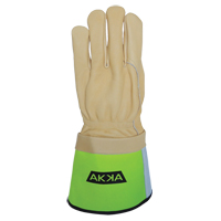 Gants pour monteur de ligne, Petit, Paume en Cuir fleur de vache Les Fournitures Industrielles Méga
