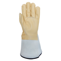 Gants pour monteur de ligne, Petit, Paume en Cuir fleur de vache Les Fournitures Industrielles Méga