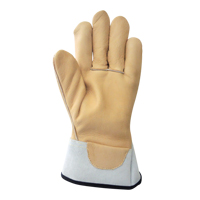 Gants pour monteur de ligne, Petit, Paume en Cuir fleur de vache Les Fournitures Industrielles Méga