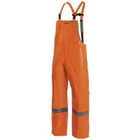 P162 041 Pantalon &agrave; bavette ignifuge Utili-Gard, Petit, Orange haute visibilit&eacute; Les Fournitures Industrielles Méga