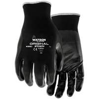 Gants enduits Stealth Original, 7/Petit, Rev&ecirc;tement Nitrile, Calibre 13, Enveloppe en Nylon Les Fournitures Industrielles Méga