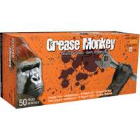 Gants Grease Monkey, Moyen, Latex, 15 mils, Sans poudre, Bleu Les Fournitures Industrielles Méga