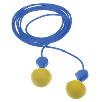 Bouchons d'oreilles d&eacute;tectables E-A-Rsoft Express Pod, Avec cordon, R&eacute;gulier, Vrac - Sachet coussin, NRR dB 23 Les Fournitures Industrielles Méga