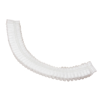 Pleated Bouffant Cap, Polypropylene, 19", White Les Fournitures Industrielles Méga