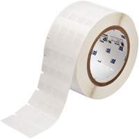 &eacute;tiquettes autoplastifiantes pour c&acirc;bles & fils de s&eacute;rie Core, Vinyle, 0,5" lo x 0,75" h, Transparent Les Fournitures Industrielles Méga