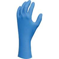 Gants l&eacute;gers, 7/Petit, Nitrile, 9 mils, Sans poudre, Bleu Les Fournitures Industrielles Méga