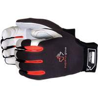 Gants de m&eacute;canicien ClutchGear, Paume Cuir fleur/Cuir refendu, Taille Petit Les Fournitures Industrielles Méga