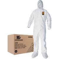 Combinaisons Kleenguard A40, 2T-Grand, Blanc, Microporeux Les Fournitures Industrielles Méga