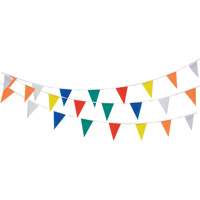 Pennant String, 60' L, Multicolour Les Fournitures Industrielles Méga