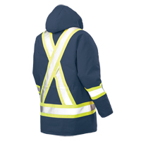 Parka de s&eacute;curit&eacute;, Bleu marine, Grand Les Fournitures Industrielles Méga