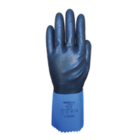 Summitech Full-Dipped Chemical Resistant Gloves, Size Small/7, 11.8" L, Chloroprene, Poly-Cotton Inner Lining, 59-mil Les Fournitures Industrielles Méga