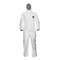Coveralls, Small, White, Tyvek&reg; 500 Les Fournitures Industrielles Méga