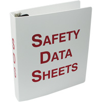 Plastic Safety Data Sheet Binder Les Fournitures Industrielles Méga