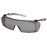 Cappture OTG Safety Glasses, Grey/Smoke Lens, Anti-Fog, ANSI Z87+/Meets/Exceeds CSA Z94.3 Les Fournitures Industrielles Méga