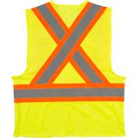 Veste de s&eacute;curit&eacute; pour la circulation, Jaune lime haute visibilit&eacute;, Moyen, Polyester Les Fournitures Industrielles Méga