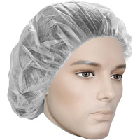 Bouffant Caps, Polypropylene, 18", White Les Fournitures Industrielles Méga