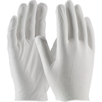 Gants d'inspection, Coton, Poignet Non ourl&eacute;, Taille unique Les Fournitures Industrielles Méga