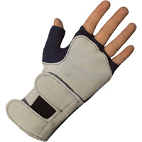 Gant antichocs avec support de poignet, Coton, Main Droite, T-petit Les Fournitures Industrielles Méga