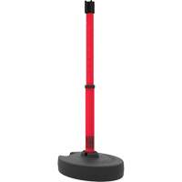 PLUS Barrier Post Set Receiver, 42" High, Red Les Fournitures Industrielles Méga