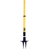 PLUS Barrier Post, 42" High, Yellow Les Fournitures Industrielles Méga