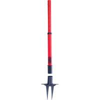 PLUS Barrier Post, 42" High, Red Les Fournitures Industrielles Méga