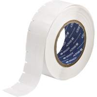 &eacute;tiquettes &agrave; transfert thermique B-461, Polyester, 0,6" lo x 1,625" h, Blanc Les Fournitures Industrielles Méga