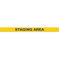 Tough-Mark Heavy-Duty Floor Marking, Rectangle, 48" L x 2" W, Yellow, Polyethylene Les Fournitures Industrielles Méga