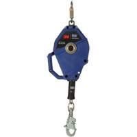 Cordage de s&eacute;curit&eacute; autor&eacute;tractable avec verrouillage intelligent, 30', Acier inoxydable, Pivotant Les Fournitures Industrielles Méga