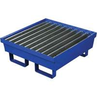 Steel Spill Containment Pallet, 17 US gal. Spill Capacity, 27" x 25.75" x 6" Les Fournitures Industrielles Méga