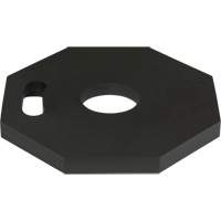 Base en caoutchouc pour poteaux d&eacute;lin&eacute;ateurs de qualit&eacute; sup&eacute;rieure, 12 lb Les Fournitures Industrielles Méga