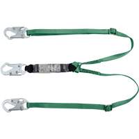 V-Series Lanyard, 6', Snap Hook Center, Snap Hook Leg Ends, Polyester Les Fournitures Industrielles Méga