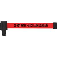 PLUS Banner Cassette, Do Not Enter - Arc Flash Boundary, 15', Red Tape Les Fournitures Industrielles Méga