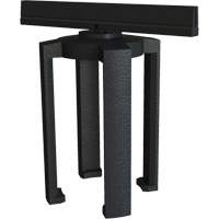 PLUS Barrier System Sign Bracket, Black Les Fournitures Industrielles Méga