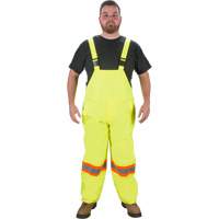 Salopette imperm&eacute;able RZ1000, Polyester, Petit, Jaune lime haute visibilit&eacute; Les Fournitures Industrielles Méga