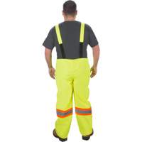 Salopette imperm&eacute;able RZ1000, Polyester, Petit, Jaune lime haute visibilit&eacute; Les Fournitures Industrielles Méga