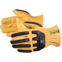 Endura&reg; Anti-Impact Driver's Gloves, Small, Grain Goatskin Palm Les Fournitures Industrielles Méga